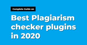 Plagiarism Checker Plugins