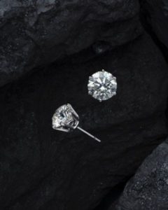 Studded Diamond earrings