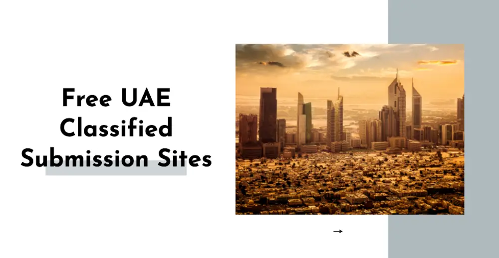 Free UAE Classified Submission Sites