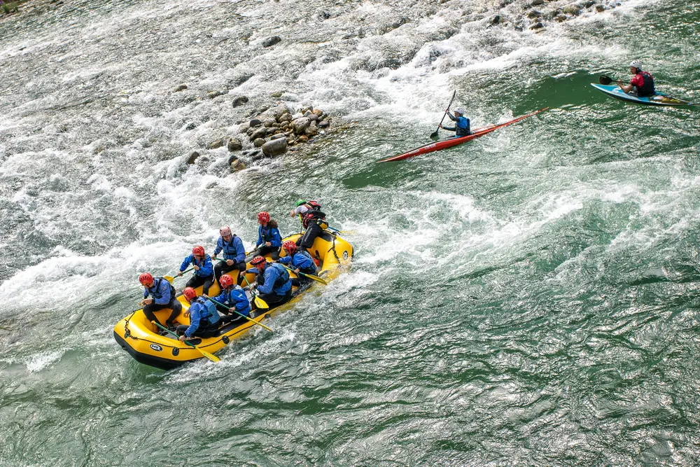 Thrills and Spills of Rafting